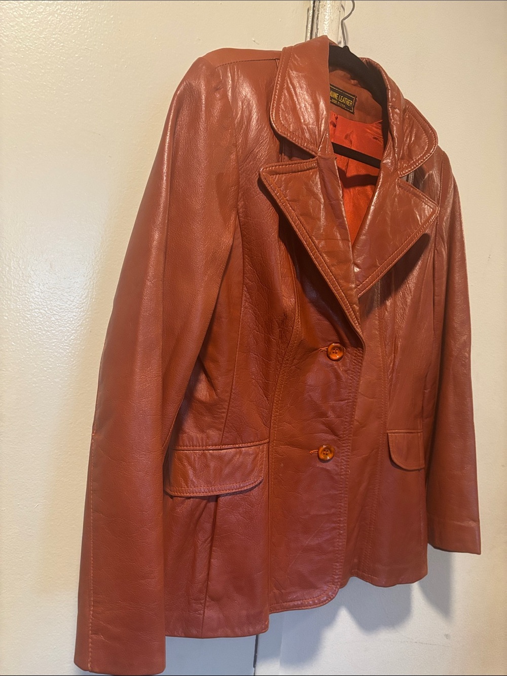 Women's Rust Orange Jacket - Picture 8 of 16